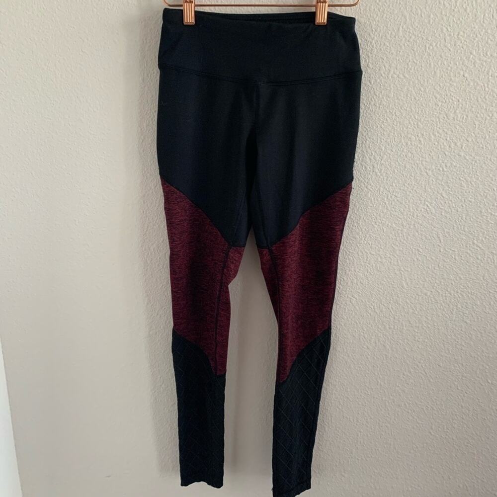Yogalicious Heathered Red and Black Active Legging Working Pants XS